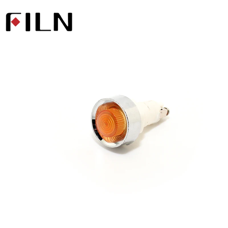 12mm Rode Amber Groen Plastic 220 v lampje neon lampen