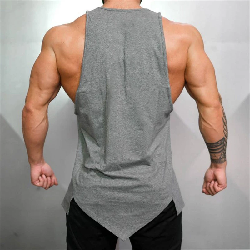 Muscleguys Brand fitness clothing gyms tank top men canotta bodybuilding shirt singlet tanktop plain vest sleeveless undershirt