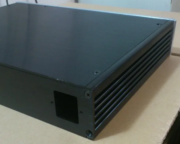 Imagem -04 - All Aluminum Amplifier Chassis Preamplifier Chassis Dac Case Faça Você Mesmo Box 340x62x248 mm 3406