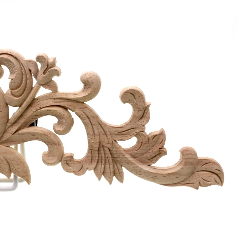 Runbazef Furniture Decorative Wood Carving Door Decals Long Bed White Peihua Tablets Ornaments Mini Crossbow Vintage Home Decor