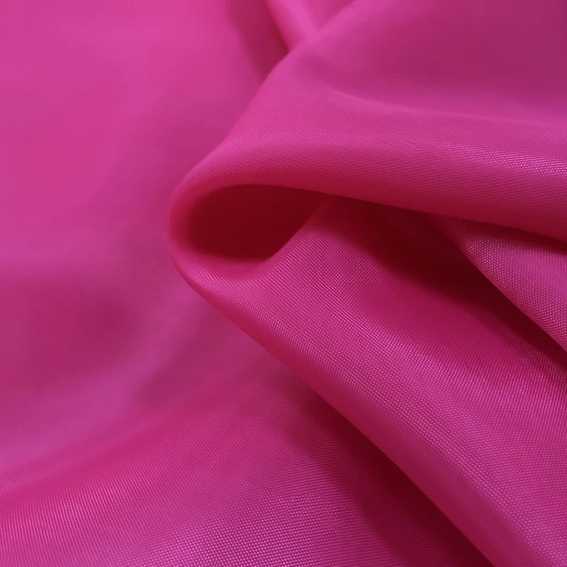 Size 1*1.5 Meter Width Solid White paind Black Pink Blue Cheap 190T 210T Polyester Taffeta Fabirc For Thin Lining  Fabric