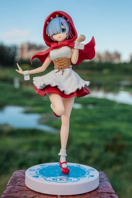 

No box 1/7Japanese anime figure original Rem Little Red Hat VER action figure collectible model toys