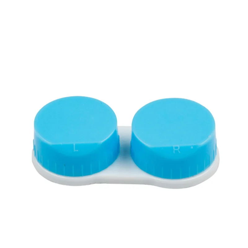 10Pcs Contact lens L+R Cases Storage Holder Soaking Container Travel Eyewear Accessories Box For Eye Lenses Wholesale Random