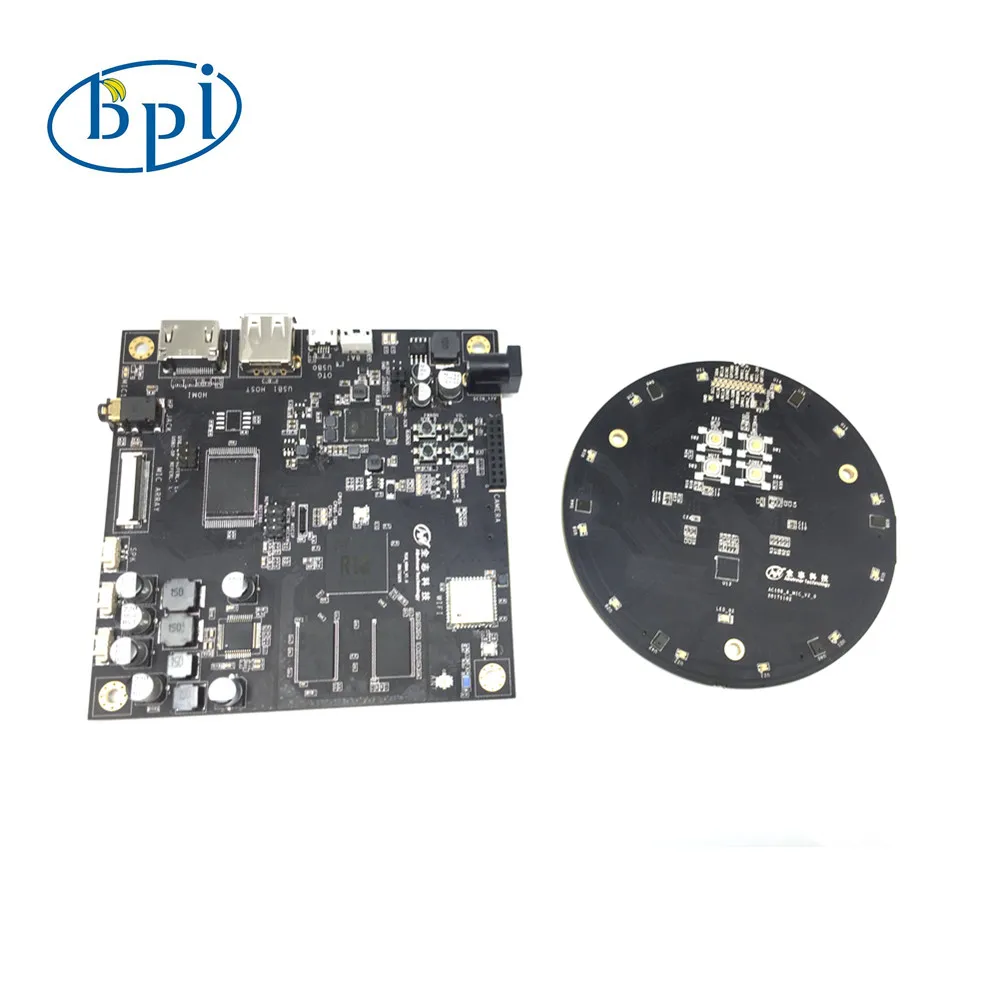 BPI-R18 allwinner placa de circuito oficial com allwinner soc-apenas 3-mic far-field dev kit