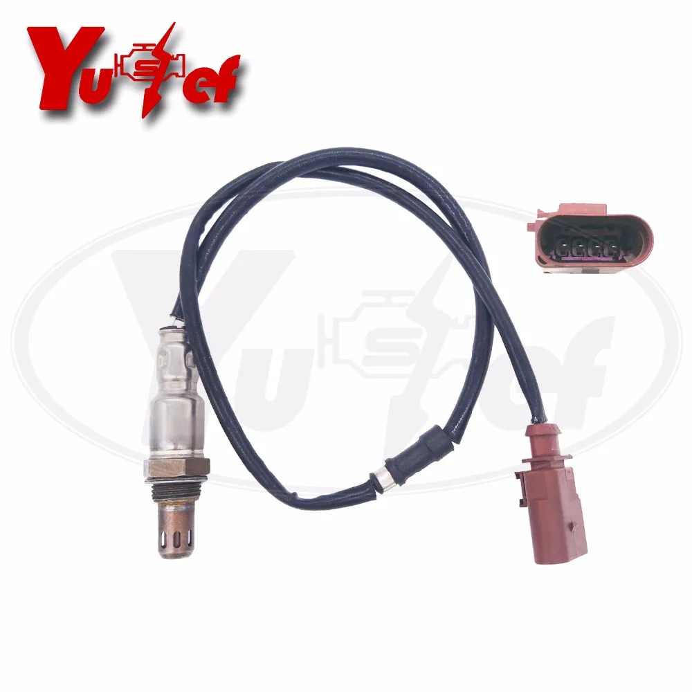 

1 шт., высококачественный кислородный датчик O2, подходит для VOLKSWAGEN NEW POLO FABIA 03C906262BB 2014 2016 4 провода, вверх по течению, передняя Лямбда