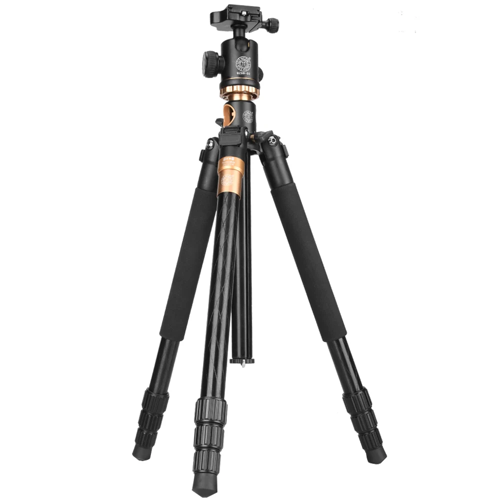 

QZSD Q999H Horizontal Professional Camera Flat Tripod 61" Portable Compact Flexible Tripod for Canon Nikon Sony DSLR Cameras