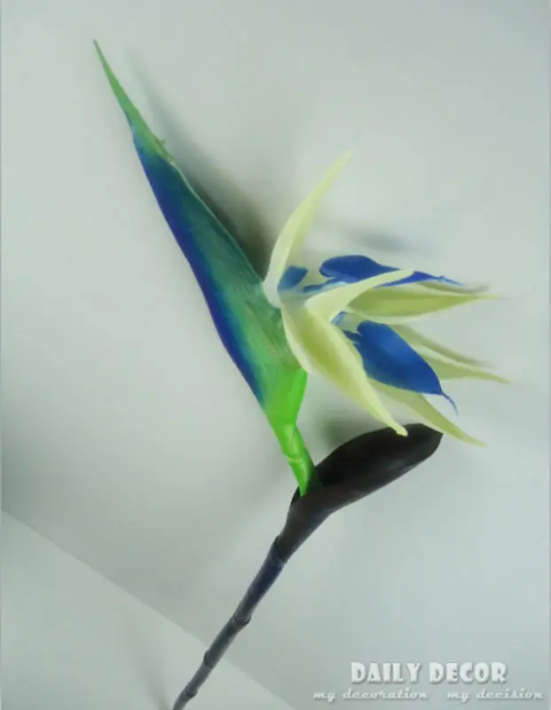 

wholesale ! Real touch streliteela high simulation artificial latex flowers heaven bird felt silicone flowers Strelitzia regina