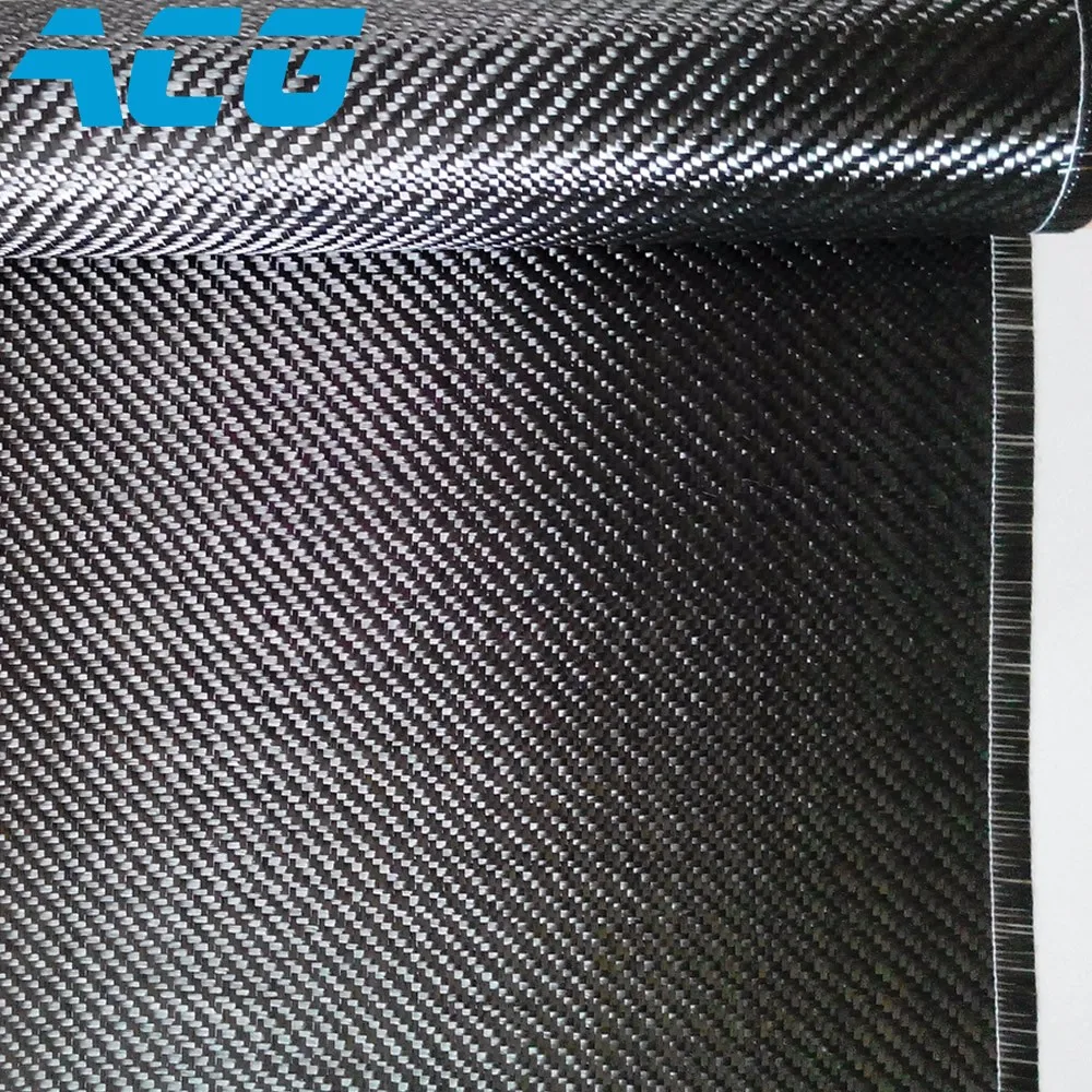 50 Meter 6K 320G Real Carbon Fiber Stoffen Twill/Plain Weave