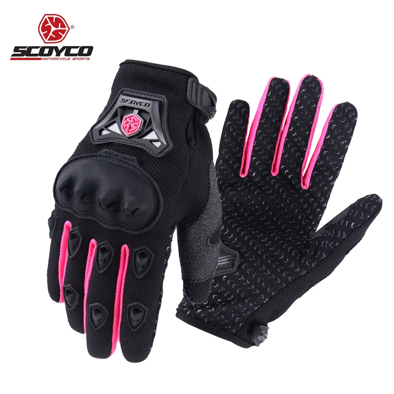 Motorcycle Gloves Women Female Summer Touch Electric Bicycle Guantes Moto Luvas Da Motocicleta Knuckle Glove Bike Cycling Mitten