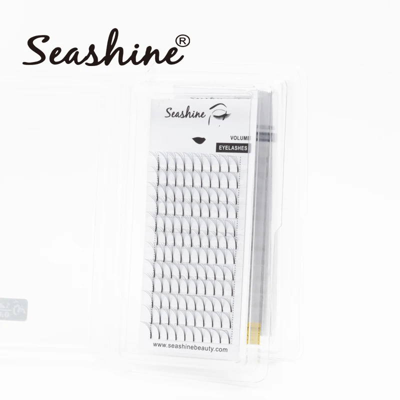 Seashine Mixed Tray Premade Fans 2D 3D 4D 5D 6D Lash Extension Supplies Pre Made Volume Fans  Eyelash extension