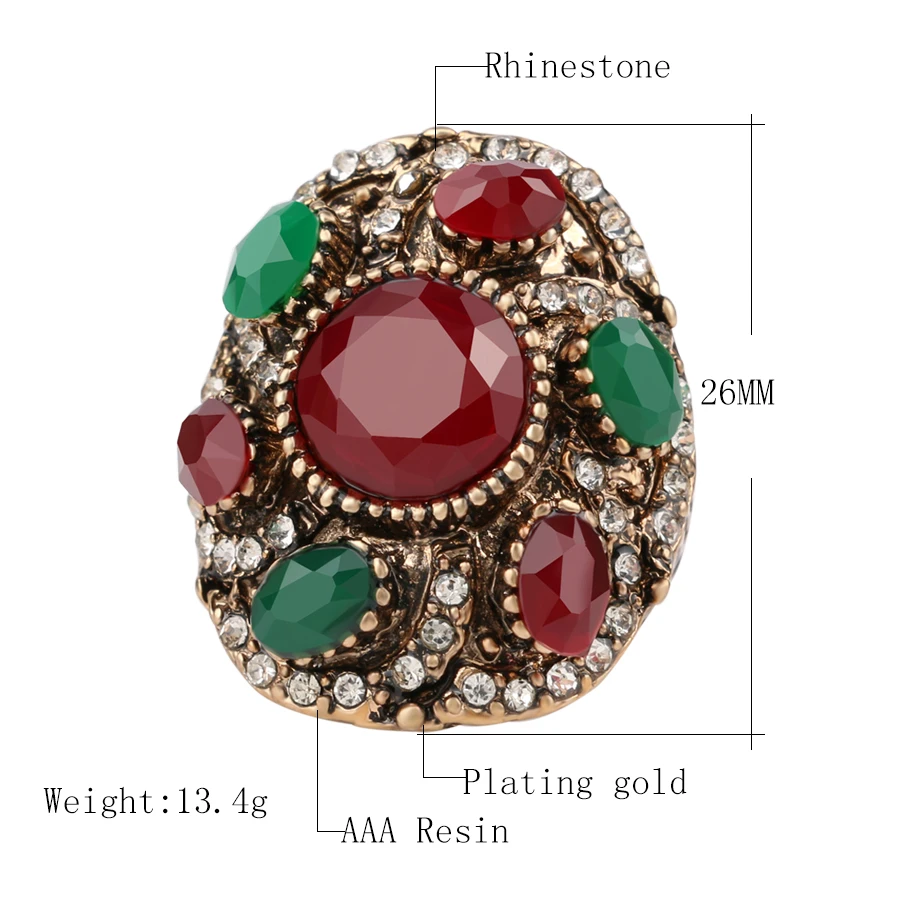 2018 Fashion Vintage Jewelry Cheap Wholesale Latest Style Gold Color Rings For Women Lovely Gift