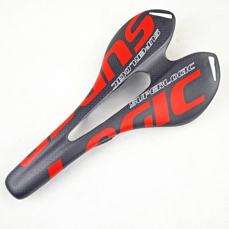 superlogic 3K Vollcarbon-Fahrradsattel für Rennrad und MTB, mattierter Fahrradsitz, 275*143mm, Fahrradteile – Detail 3