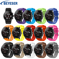 22mm Silicone Sport Watch Band For Samsung Gear S3 Smart Watch Strap For Xiaomi Huami Amazfit Stratos 2/2s Replacement Watchband
