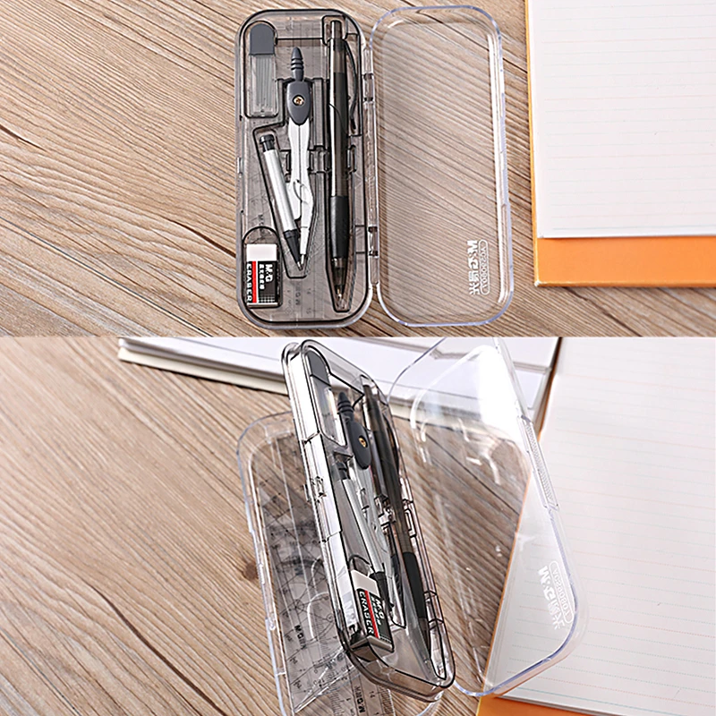 1SET Compasses Drafting Tools Drawing Math Compass Set School Supplies Stationery ASC90807