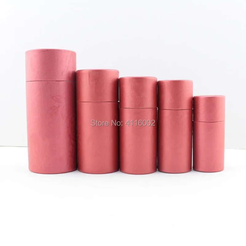 120pcs 10ml Essential Oil Bottle Kraft Paper Packaging Cardboard Tube Jewelry/Cosmetics /Gifts Packing Box