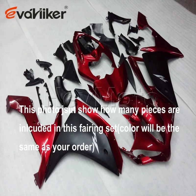 motorcycle fairings for YZFR1 2007 2008 red white black YZF R1 07 08 ABS plastic motor panels kit Injection mold H3