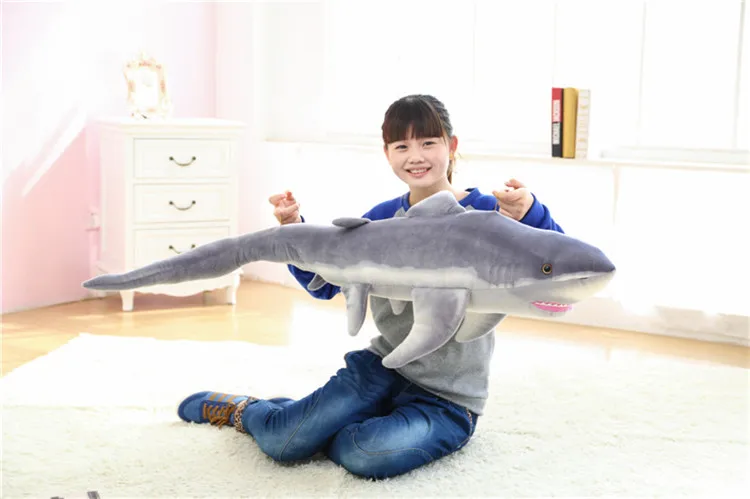 stuffed toy , large 140cm shark plush toy doll birthday gift w655
