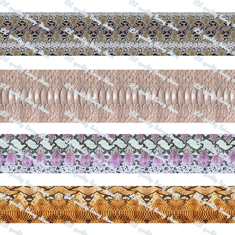 

Репсовая лента с принтом змеиной кожи, ремешок для украшения дома, подарок, украшение, 50 ярдов