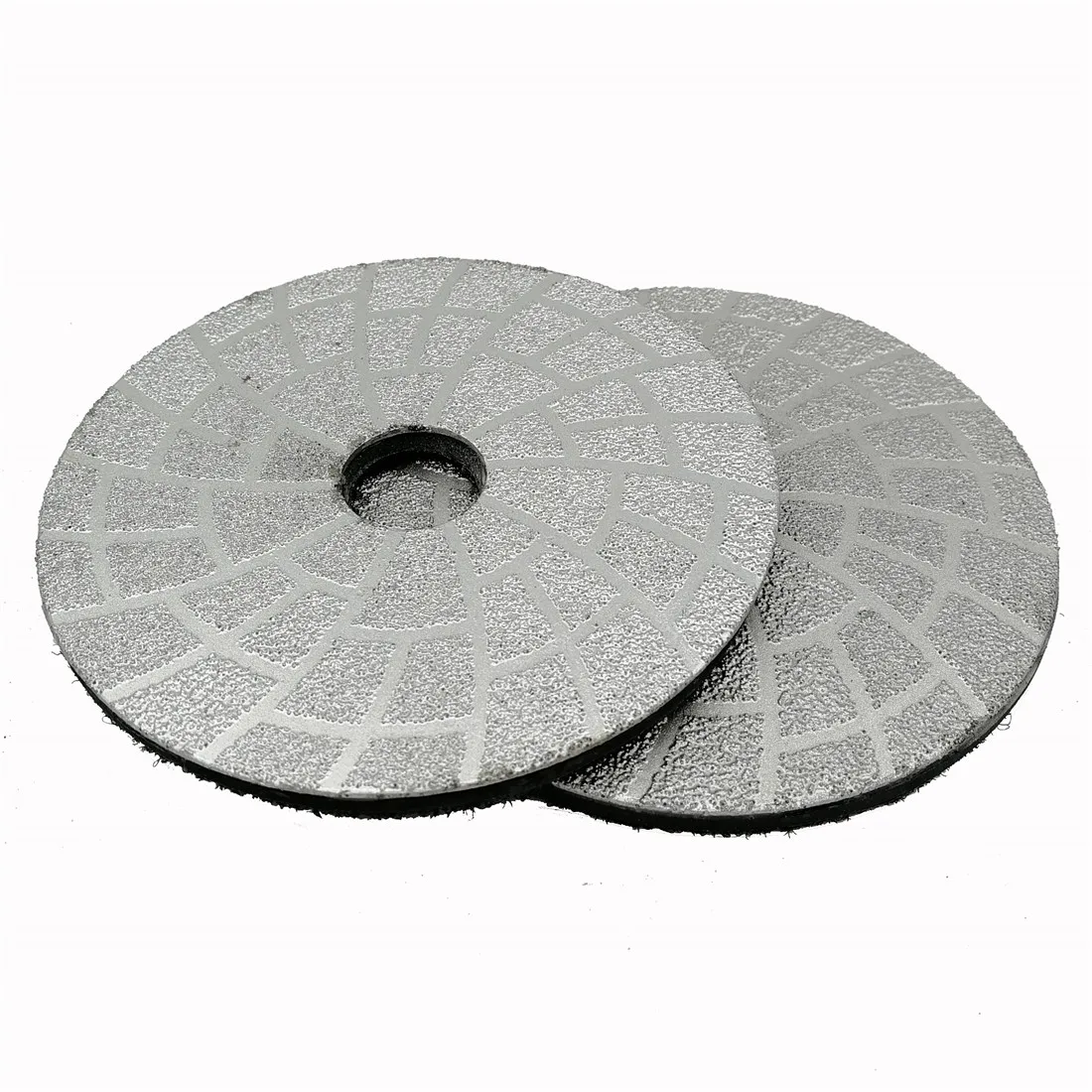 DIATOOL 2pcs #50 4 Inch Vacuum Brazed Diamond Grinding Disc Dry or Wet grinding Wheel profiling edges removing heavy stock