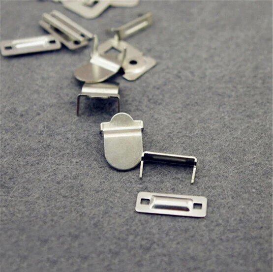 50 مجموعات/وحدة 4-جزء السراويل السنانير أزرار معدنية نحاسية الفضة النيكل/النيكل الأسود/اللون البرونزي شحن مجاني HE-006