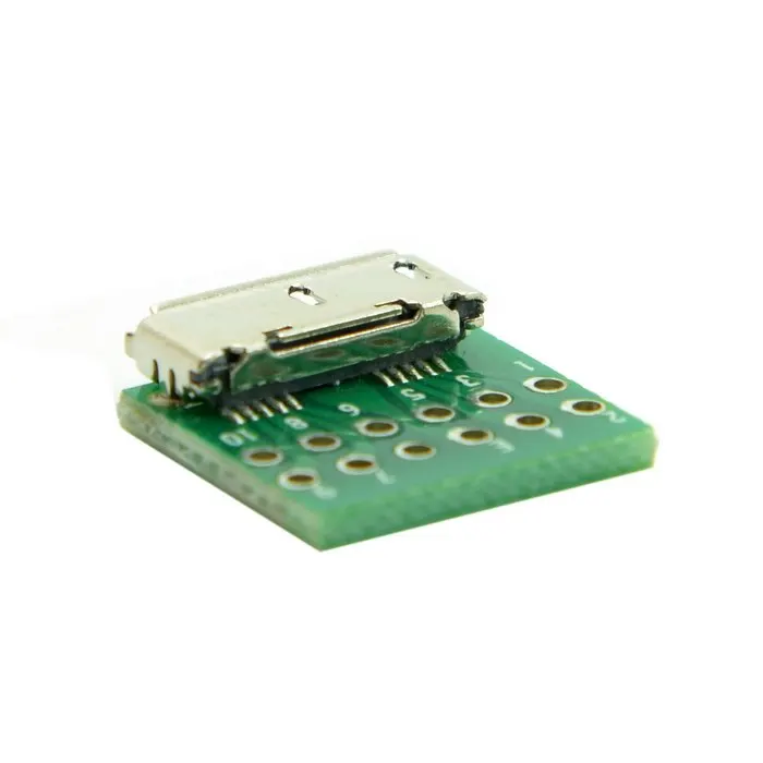 Micro USB 3,0, 10 pines, hembra, receptáculo, montaje tipo SMT con PCB para Cable DIY