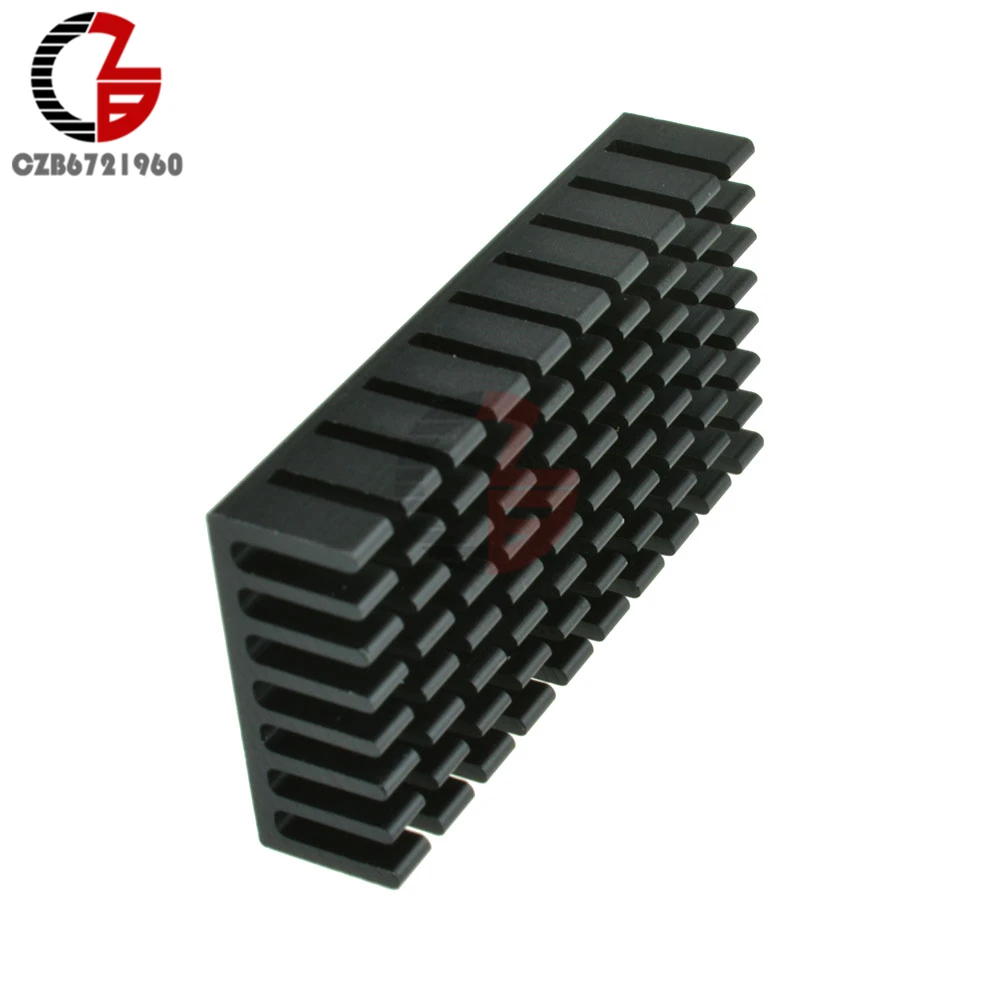 50x25x10mm Heatsink Heat Sink Cooling Radiator Heating Dissipation Cooler for PCB LM2596 2577 2587 Amplifer LED COB Light DIY