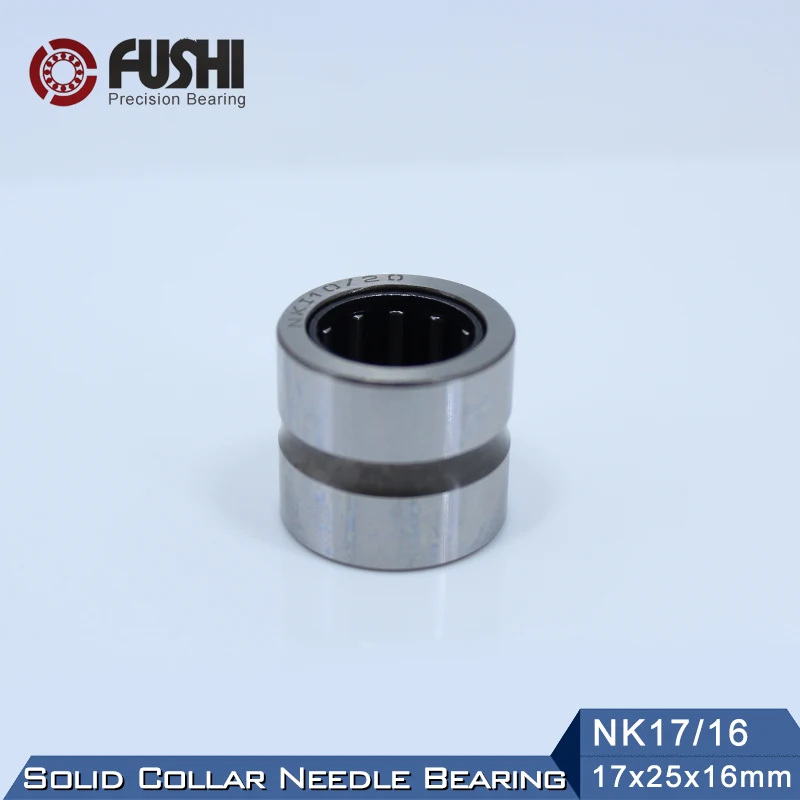 

NK17/16 Bearing 17*25*16 mm ( 5 PC ) Solid Collar Needle Roller Bearings Without Inner Ring NK17/16 NK1716 644903K Bearing