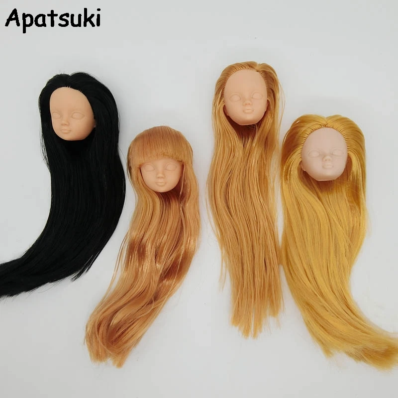 Soft Plastic Practice Makeup DIY Doll Head For 11.5