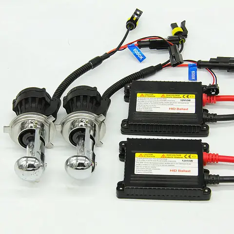 AFAECAR 55W  H4-3 Bi xenon Bixenon hid kit hi lo 12V DC 55W 6000K 8000K 4300K
