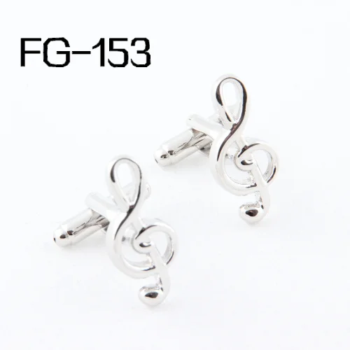 

FashionCufflinks Novelty cufflinks for mens Enamel 2014Cuff Links Wholesales FG153 Music Cufflinks