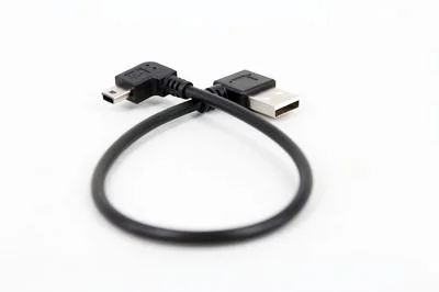 Mini Usb Cavo Dati 25 Centimetri Ad Angolo Retto Usb 2.0 Un Maschio Al Mini Usb 5 Spille Sinistra Angolo di Sesso Maschile cavo Cavo Adattatore Del Connettore