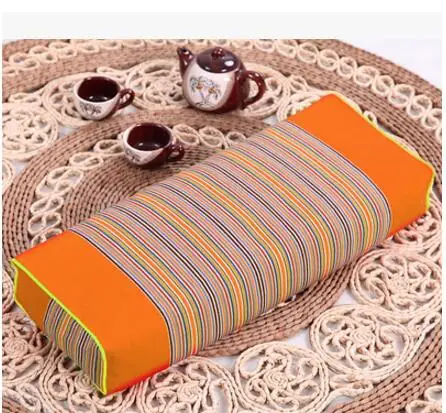 

Chinese style rough cotton fabric herb neck pillow Health Care hard sleep Pillow cushion headrest