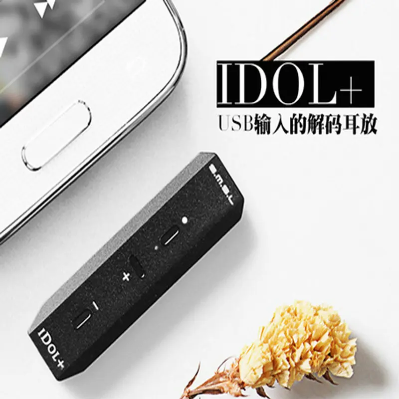 تصفية SMSL IDOL + المحمولة USB صغير الصوت DAC ومضخم سماعة الرأس Mirco USB DAC دعم OTG 24 بت/192 كيلو هرتز أسود فضي