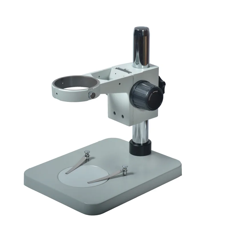 

Hayear Professional Stereo Microscope Bracket Stand Holder Universal Microscope Metal Table Base with 76mm Adjustable Focus Arm