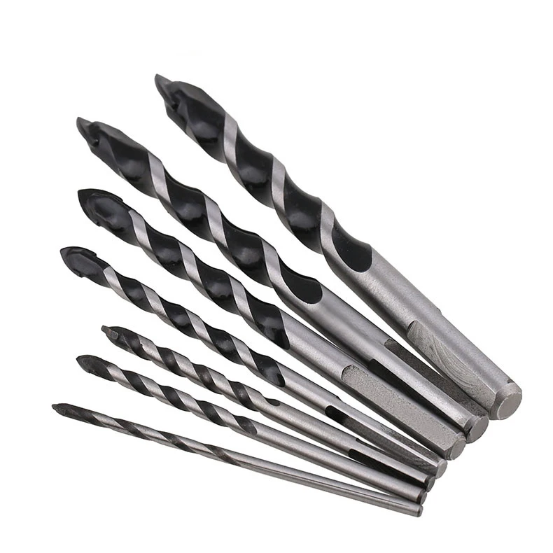 10Mm 12Mm 120Mm Chiều Dài Carbide Giáo Đầu Kính Creamic Đá Cẩm Thạch Ngói Tường Bê Tông Nhựa Gỗ Xoắn Bằng Phẳng spade Mũi