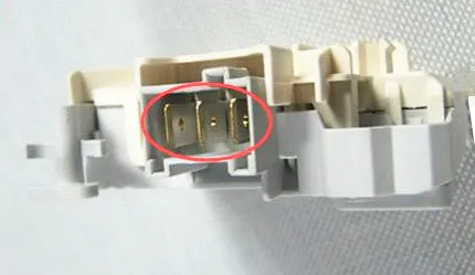 ใหม่สำหรับเครื่องซักผ้าใบมีดประตูล็อคอิเล็กทรอนิกส์DELAY SWITCH WS10M368TI WS10M360TI 3 เข็มชิปปลั๊ก