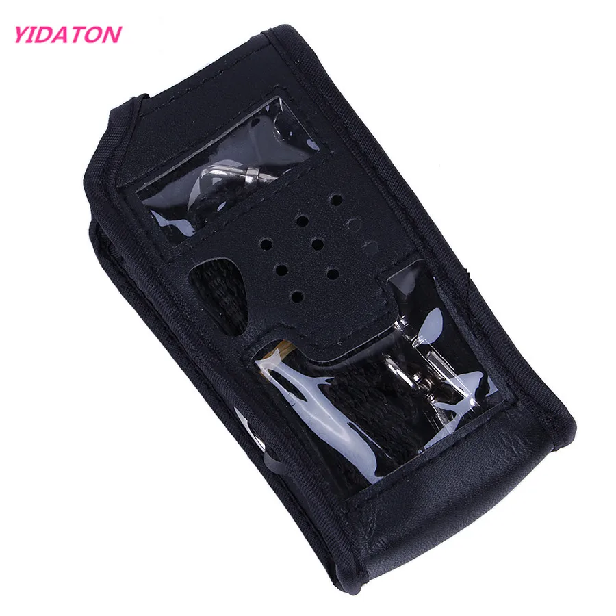 YIDATON Handheld Holder Leather Soft Case/Holder/Holster/Leather Sheath For BAOFENG UV5R UV5RA Plus UV5RE Plus Two Way Radio