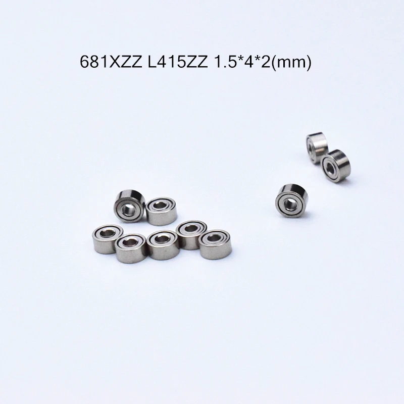 681ZZ 1,5 * 4 * 2 (mm) 10 sztuk metalowych łożysk uszczelnionych ze stali chromowanej