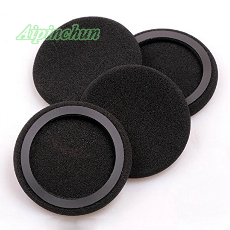 Aipinchun-almohadillas de espuma suave para auriculares, 1 par de almohadillas de 58mm, cubiertas de esponja para auriculares, reemplazo para auriculares K420 K412P K403 PX90