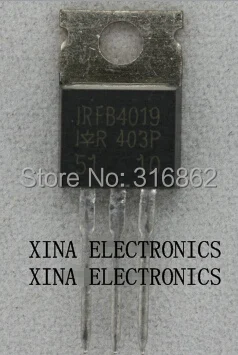 

IRFB4019PBF IRFB4019 150V 17A TO-220 ROHS ORIGINAL 10PCS/lot Free Shipping Electronics composition kit