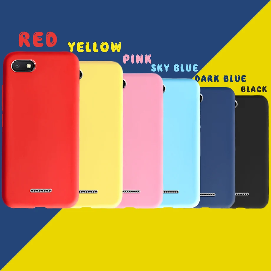 For Xiaomi redmi 6 6a case silicone cover redmi6a soft tpu case for funda redmi6 Xiomi redmi 6 6a Matte cover coque Shockproof