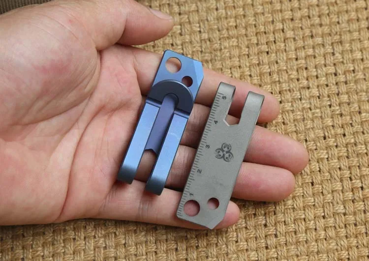 Titanium Multifunction Money Clip Clamp Tool Clip EDC Banknote Clip Billboard Hexagon Wrench