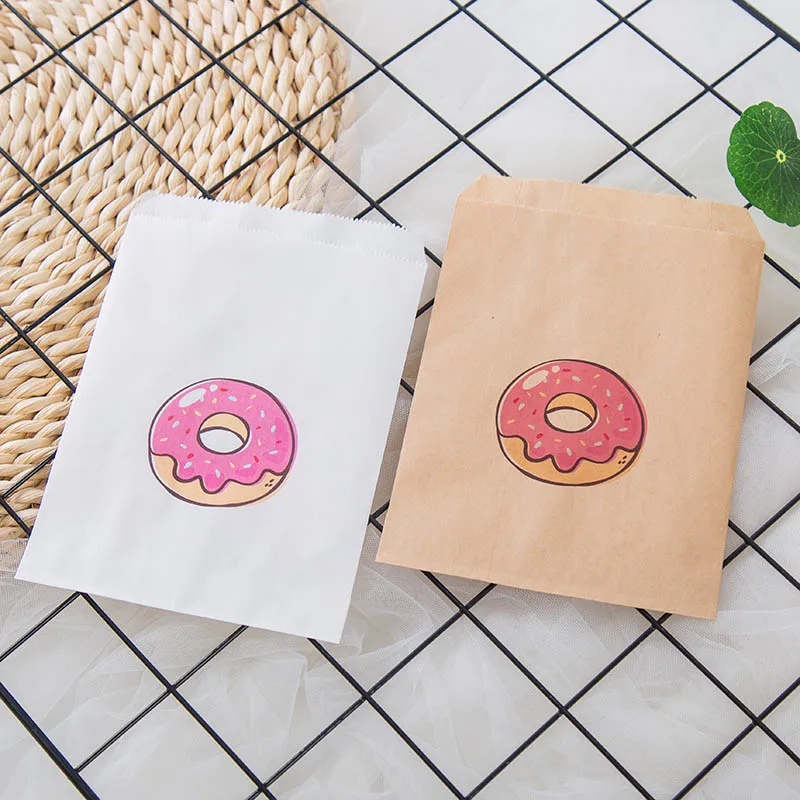 

Donut Theme Candy Bags, Birthday Party Decorations, Favor Bag for Cookies,Popcorn,Buffet,Treat Bag