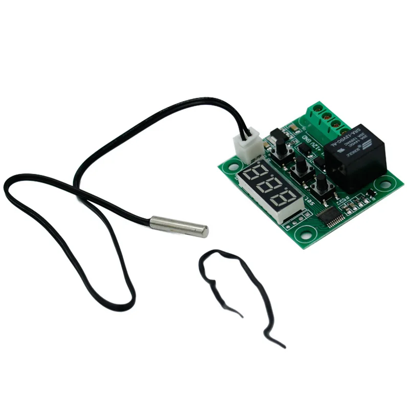 10 teile/los W1209 LED DC 12 V Wärme Kühlen Temp Thermostat Temperatur Control Schalter Temperatur Controller Thermometer