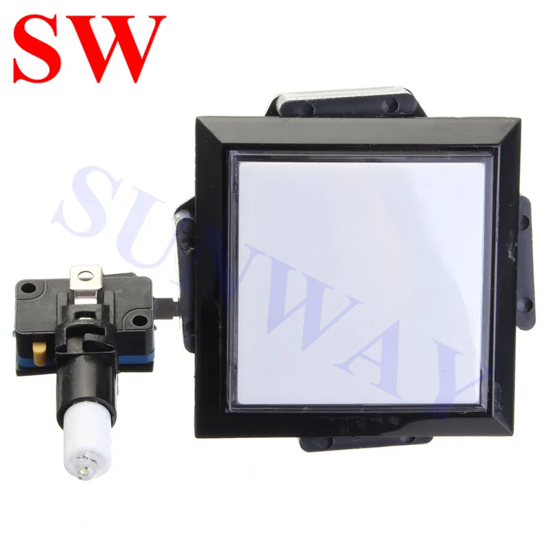 4 قطعة مخصصة 60*60 مللي متر مربع كبير DJ ممر لعبة آلة الضغط على زر لمجموعة آلة لعبة الأركيد