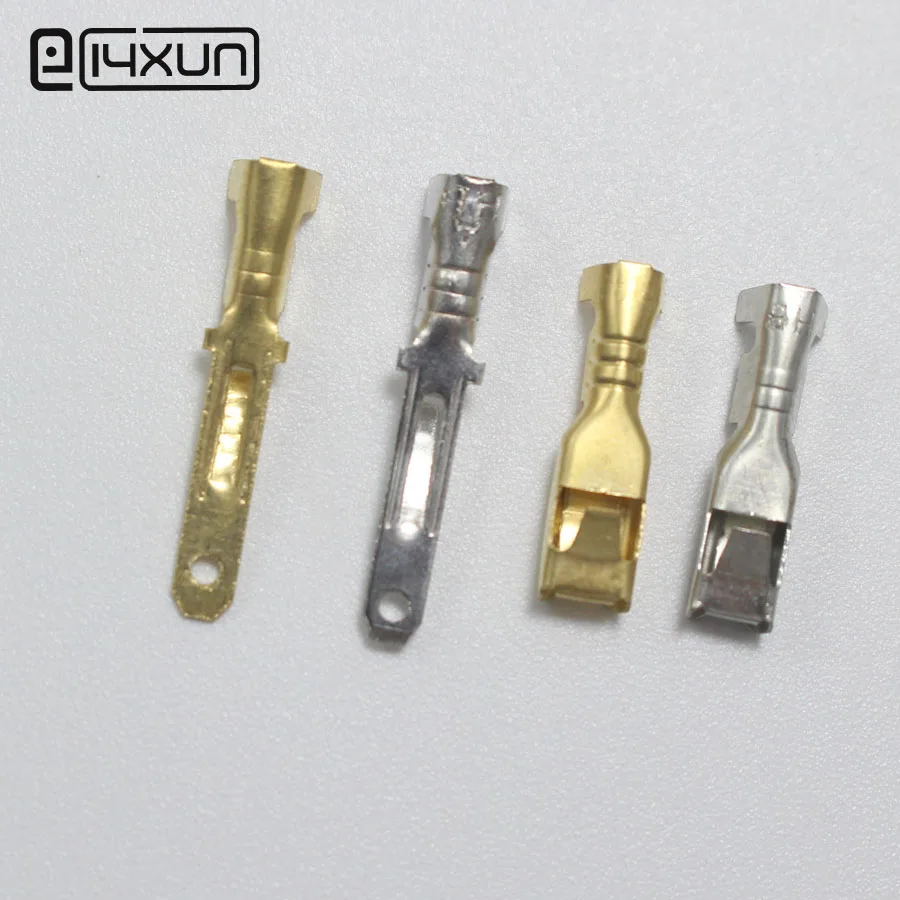 50pcs 2.8mm Crimp Terminal Female Spade Connector +Male Spade Connector+ Case for Car Automobile Relay Circuit Board