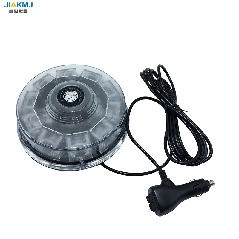 

10 LED 30W DC12V Waterproof Car Police Strobe Warning light Red Yellow Blue Magnetic Mounted Flashing Emergency light Beacon
