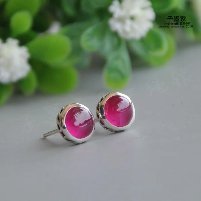 925 sterling silver earrings are small round special offer