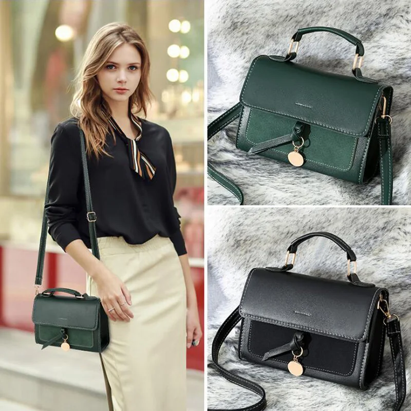 REPRCLA New Luxury Women Leather Handbag High Quality PU Shoulder Bag Brand Designer Crossbody Bags Small Fashion Ladies Bags