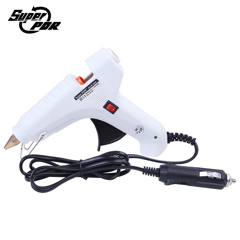 

Super PDR 12V Car charger 40W Professional Hot Melt Glue Gun Graft Repair Heat Gun Pneumatic dent repair Tools Hot Glue Gun